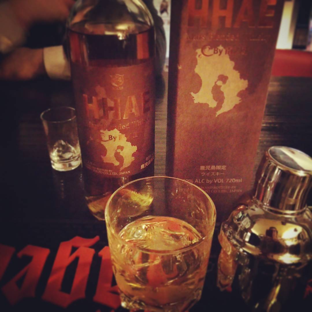 鹿児島のウイスキー、南風（はえ）、荒々しい知多な口当たり。 #otakubar #sake