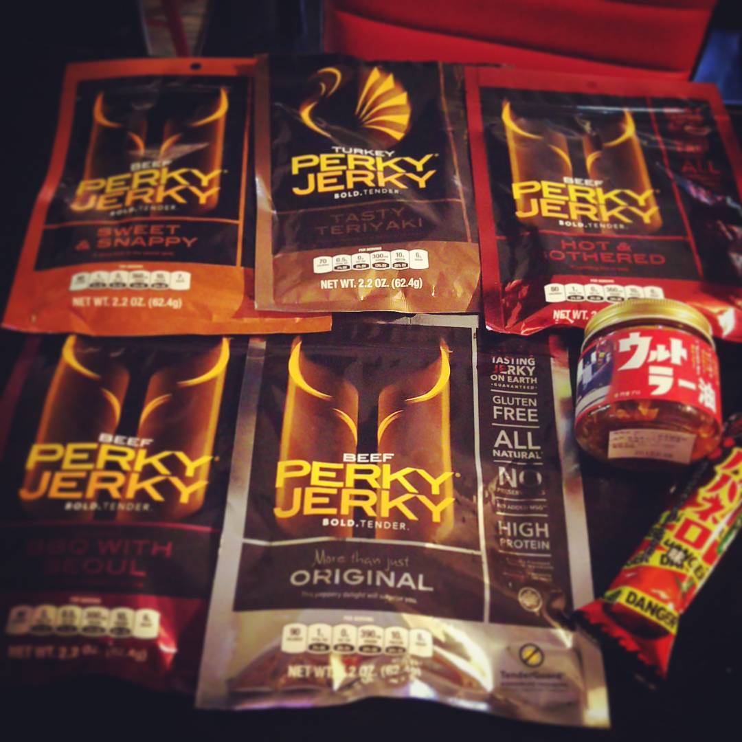 PERKY JERKY(半生ジャーキー)、ウルトラー油、激辛ハバネロスティック、正式メニューにするかどうか、お試し期間です。今しか食べられない!? #otakubar