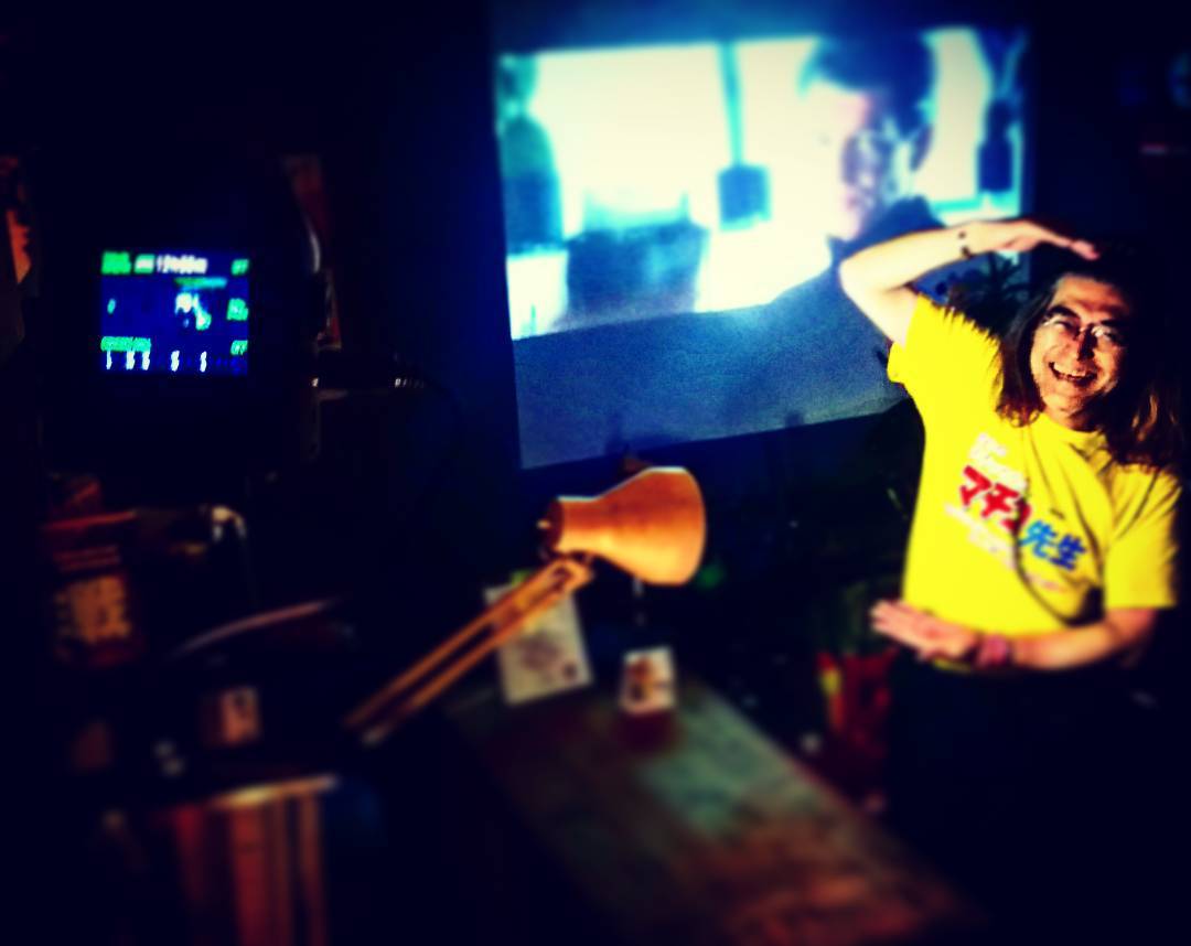 イベント録画用カメラ付きました! まずは記録、動画配信を。生中継出来たらいいな! #otakubar #videocamera