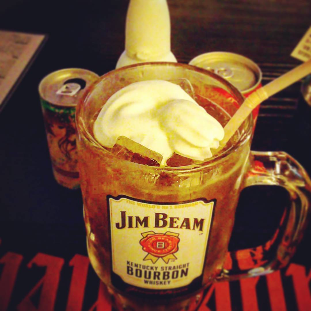 来週末のオタクイベント用オリジナルカクテル、OTAKU。朴念仁用ノンアルです。 #オタクバー #カクテル