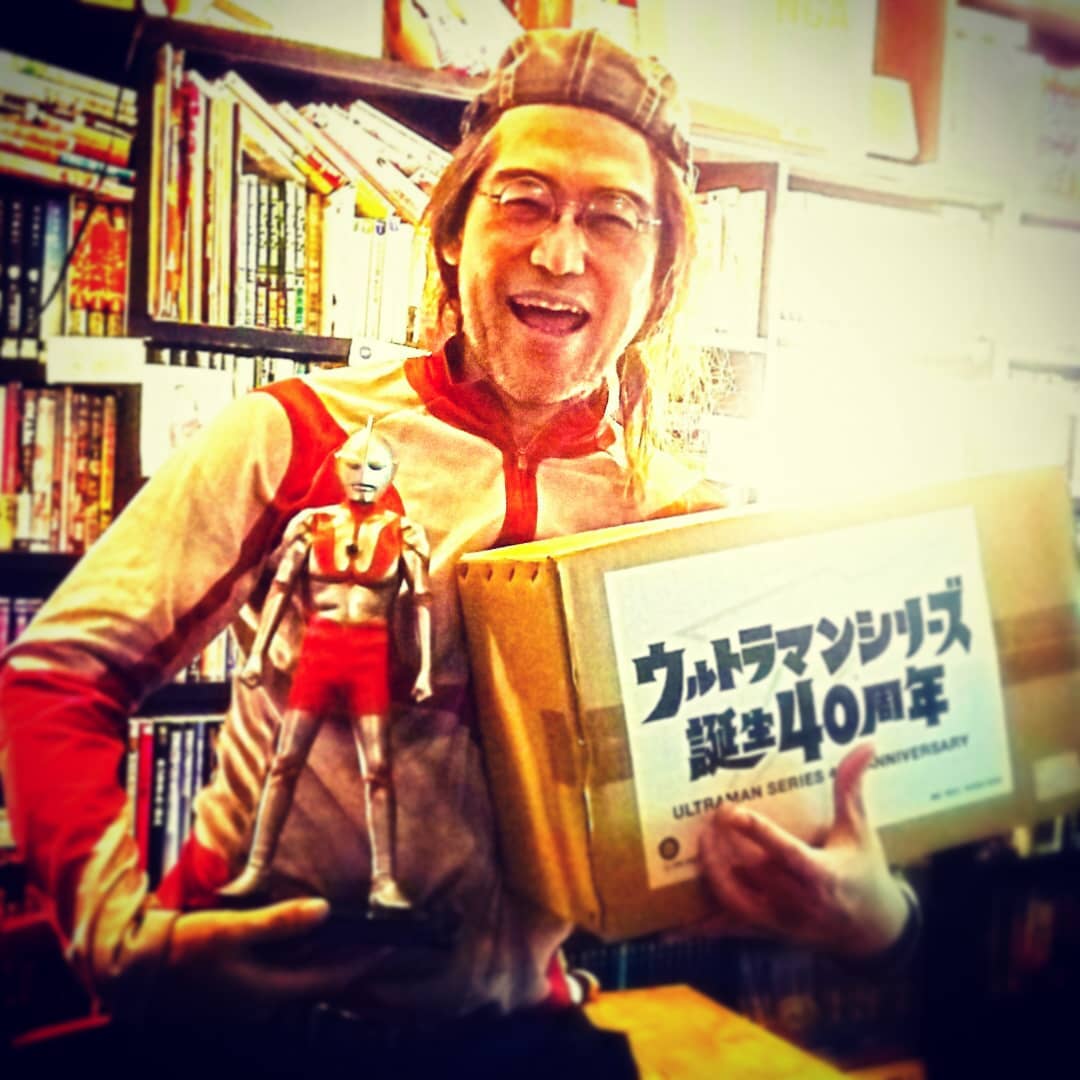 #ウルトラシリーズ 誕生40周年記念 #初代ウルトラマン #フィギュア 入手! 2007年の #Worldcon #Nippon2007 #ヒューゴー賞 副賞 http://bit.ly/2B0bMon と同じ型を使った #海洋堂 製。お店で展示します。販売も!? #ultraman #hugoaward #ウルトラマン