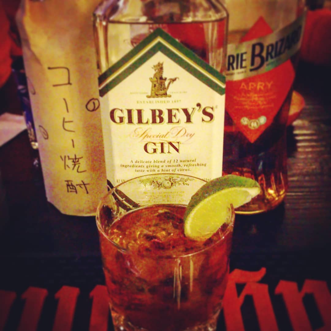 1/14の #クラブ イベント用オリジナル #カクテル 、 #プログレッシブハウス 。コーヒー風味。 #オタクバー