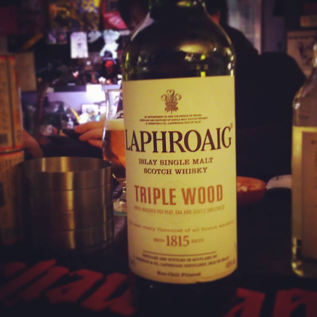 #スコッチ の #ラフロイグ TRIPLE WOODもやって来ました! #オタクバー