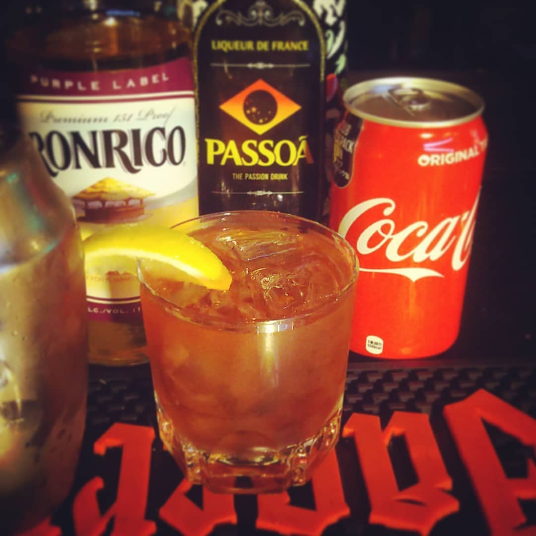 週末の #ボサノバ イベント用オリジナル #カクテル 、 #三月の雨 。切なくてヘビー。 #オタクバー