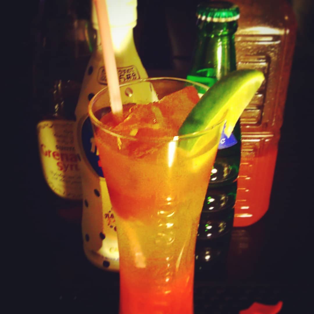 来週末の #クリスタ #イベント 用オリジナル #カクテル 。 #プース #ノンアル です。 #オタクバー