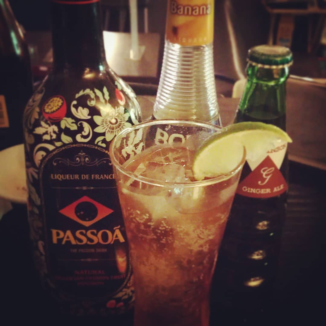 来週の #ボサノバ #イベント 用オリジナル #カクテル 、 #オグン村 。爽やか! #オタクバー