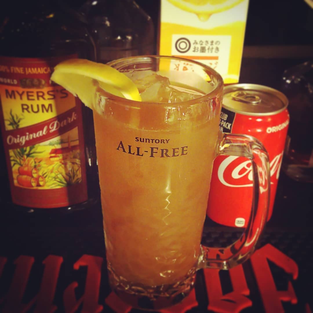 来週の #ラテン #イベント 用オリジナル #カクテル 、 #チャンチャン 。 #キューバリブレ 風に。 #オタクバー