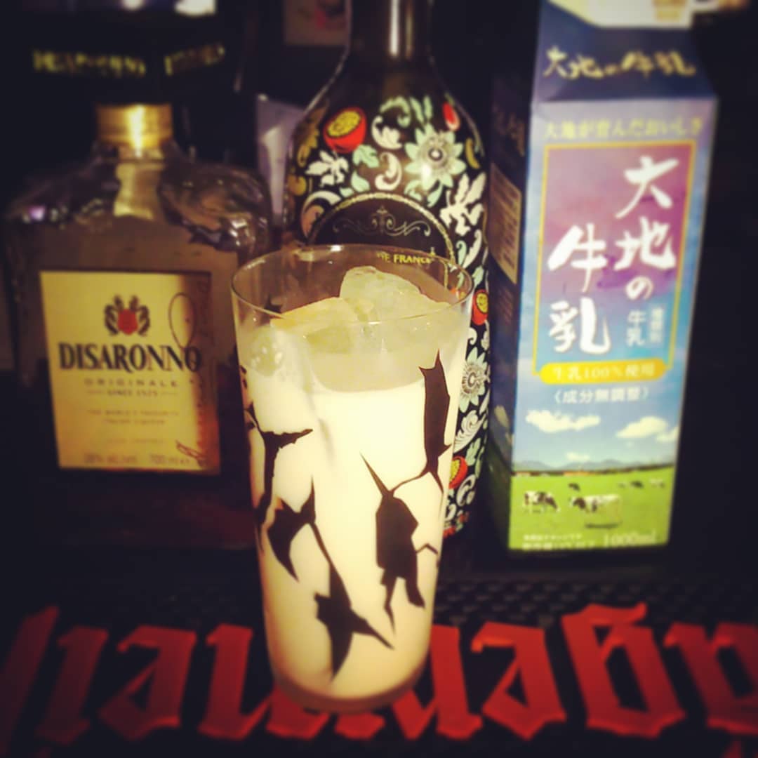 週末の #演芸 #イベント 用オリジナル #カクテル 、 #SF落語家 。マイル度です♪ #オタクバー