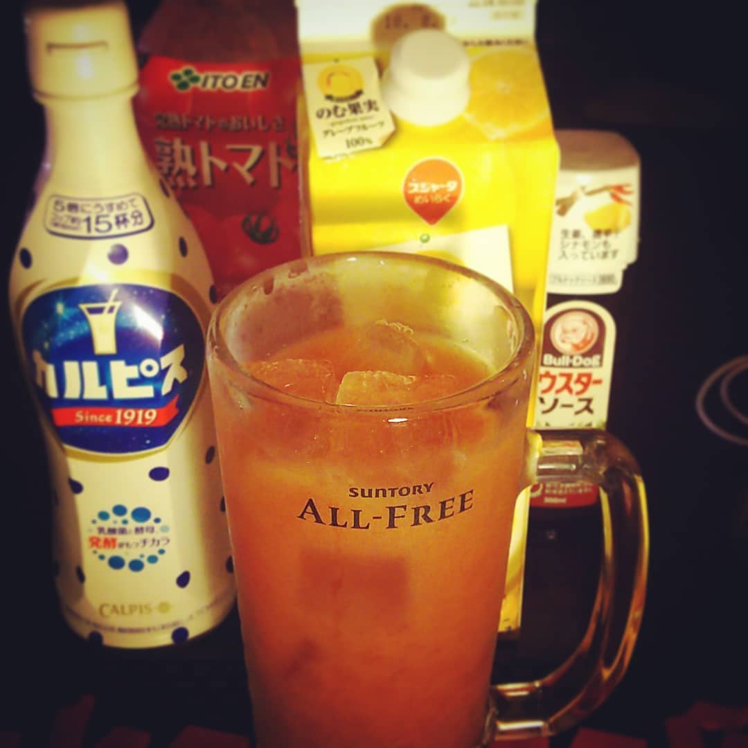 来週末の #ポールウェラー #イベント 用オリジナル #カクテル 、 #IntoTomorrow 。ノンアルです。