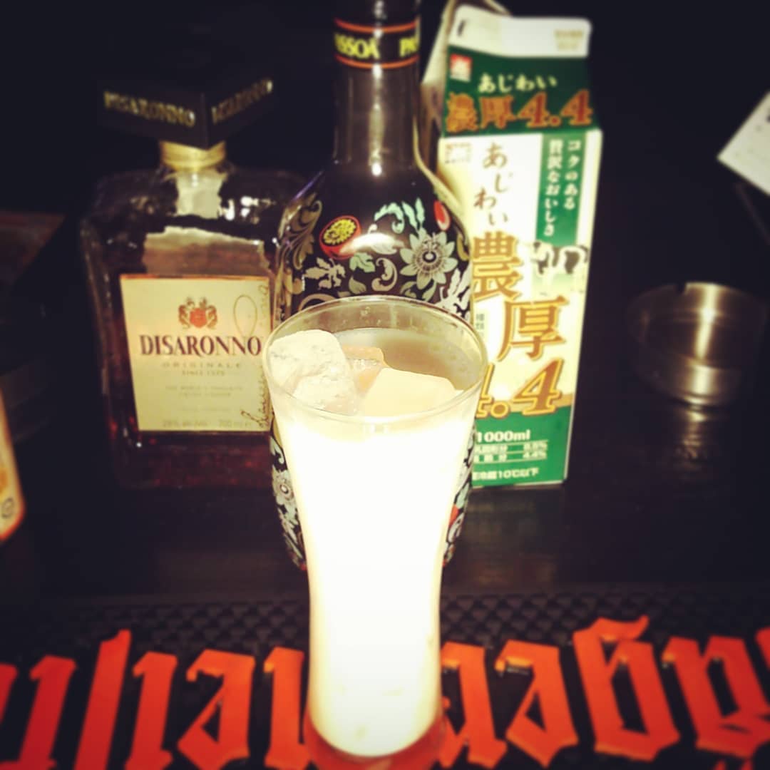 今週末の #ワンダー落語 #イベント 用オリジナル #カクテル 、 #SF落語会 。 #立川三四楼 さんリスペクト! #オタクバー