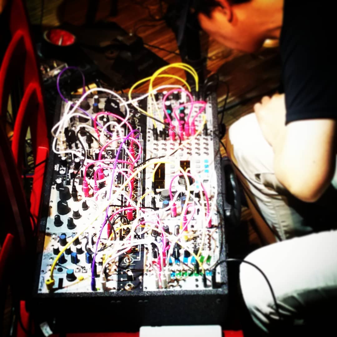 #ミニライブ 、 #theSoulScience リハ。 #アナログシンセ ! #オタクバー