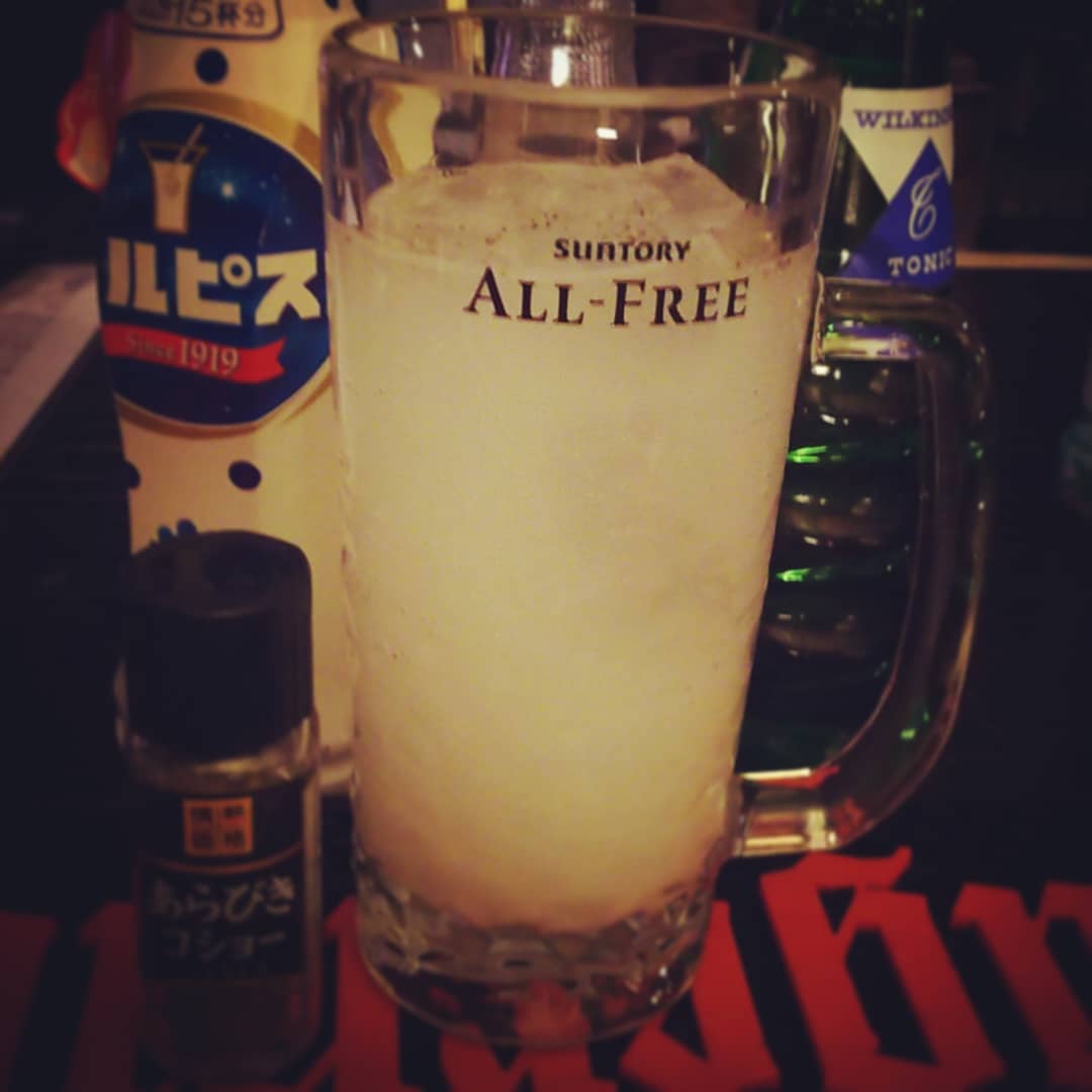 今週末の #フランクザッパ #イベント 用オリジナル #カクテル 、 #WhitePerson 。白い #ノンアル 。 #オタクバー