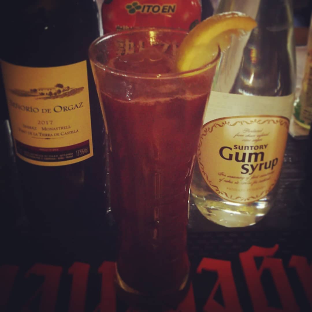 今週末の #フランクザッパ #イベント 用オリジナル #カクテル 、 #インフランス 。 #フランス で甘くてしょっぱい! #オタクバー