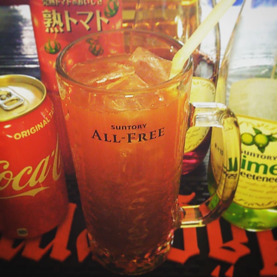 来週末の #ぢーな塾 #昭和ロボアニメ #イベント 用オリジナル#カクテル 、 #量産機 。#ノンアルコール ! #オタクバー