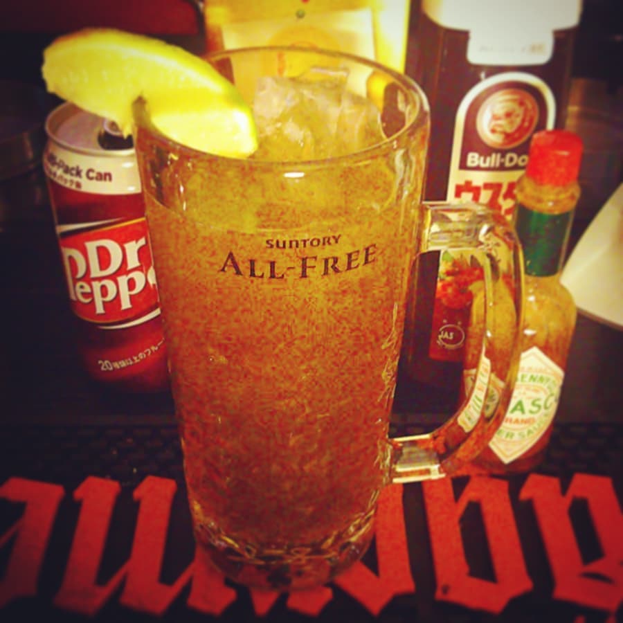 来週末の #ぢーな塾 用オリジナル #カクテル 、 #漫画クラスタ 。存外おいしい #ノンアルコール ! #オタクバー