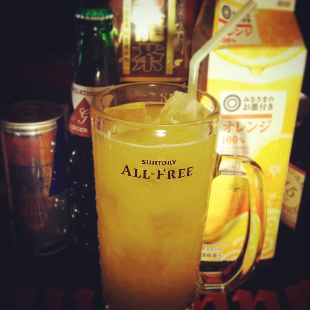 再来週末の #はっぴいえんど #イベント 用オリジナル #カクテル 、 #風をあつめて 。 #ノンアルです。 #オタクバー