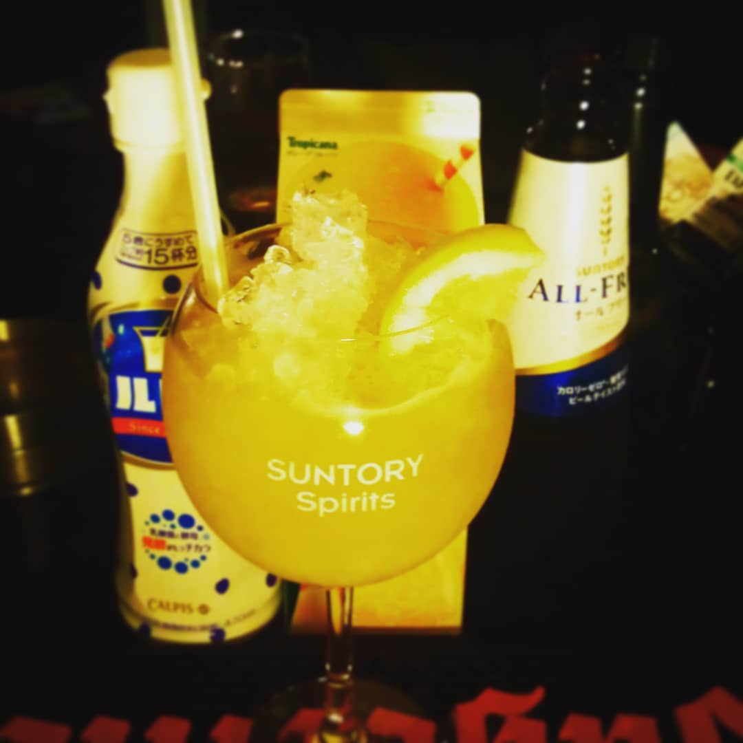 来週の #3周年 #イベント 用オリジナル #カクテル 、 #オタクサブカルBAR 。 #ノンアルコール です。 #オタクバー