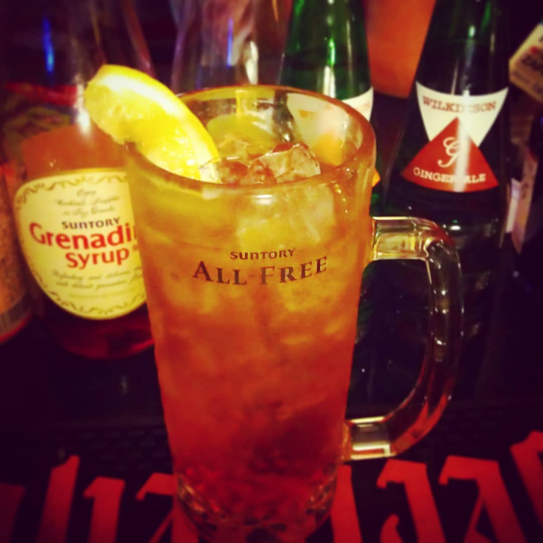 来週末の #ビブリオバトル #イベント 用オリジナル #カクテル 、#チャンプ本 。#ノンアルカクテル です。#オタクバー