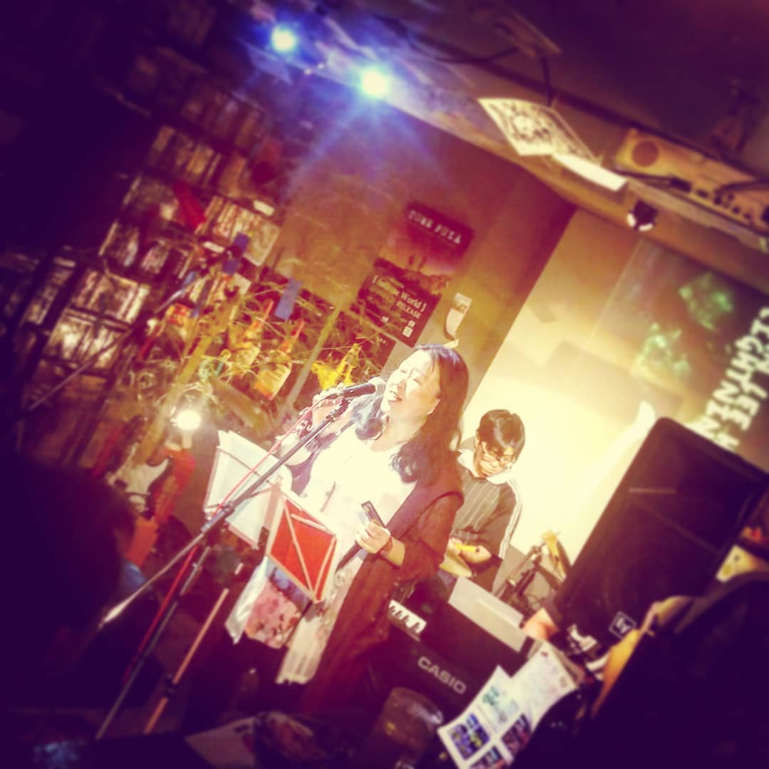 #DJ-J #イベント、#七夕ブルースナイト ! 一組目#ライブ #AlternativeBloom、始まりました! #オタクバー