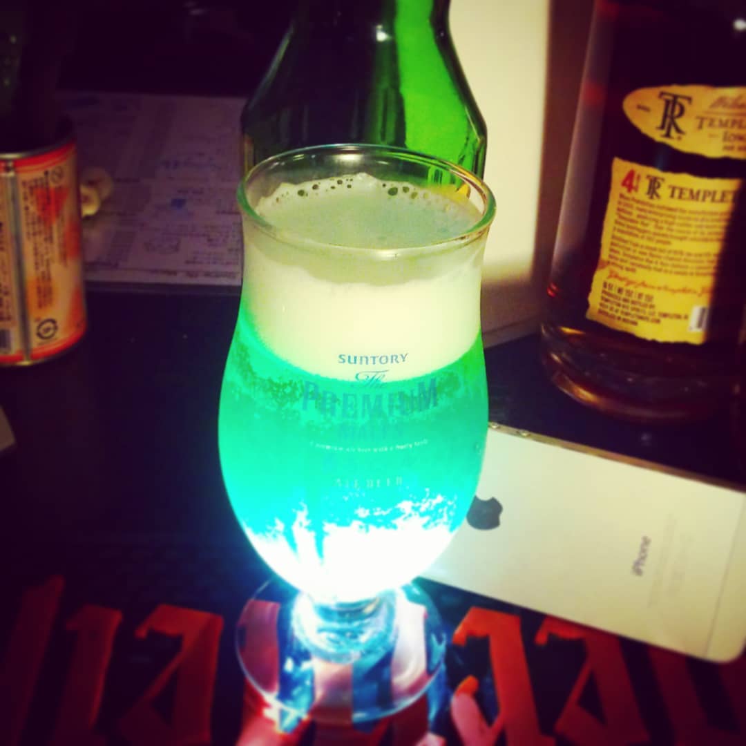 来週末の #なつぞら #トークショー #イベント 用オリジナル #カクテル、#女給。#ミルクホール と言うより #アキバ系 です。#オタクバー