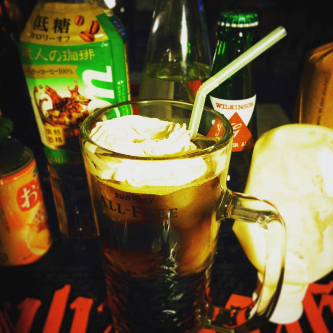 来週末の #討ち入りブルースナイト #イベント 用 #オリジナルカクテル、#ジョニーギターワトソン。。#ノンアルコール ! #オタクバー