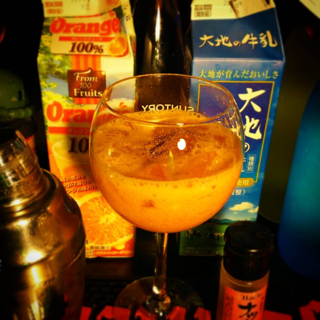 来週末の #DJ-J #イベント #20世紀の電子音楽 用 #オリジナルカクテル、#シュトックハウゼン。#ノンアル です。#オタクバー