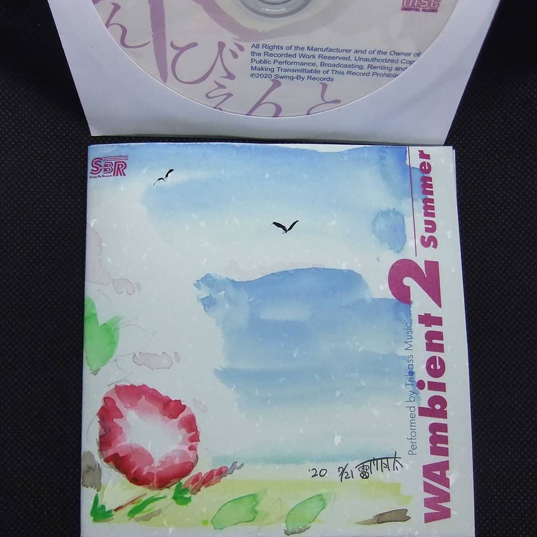 「和んびえんと2 ~夏~」ジャケットイラストギャラリー個別のリクエストが無い場合は夏をイメージしたイラストです。1枚ごとに試行錯誤、いい塗り方を模索して描いています。(雷門風太)https://otakuswingby.base.ec/items/29931150#オタクバー