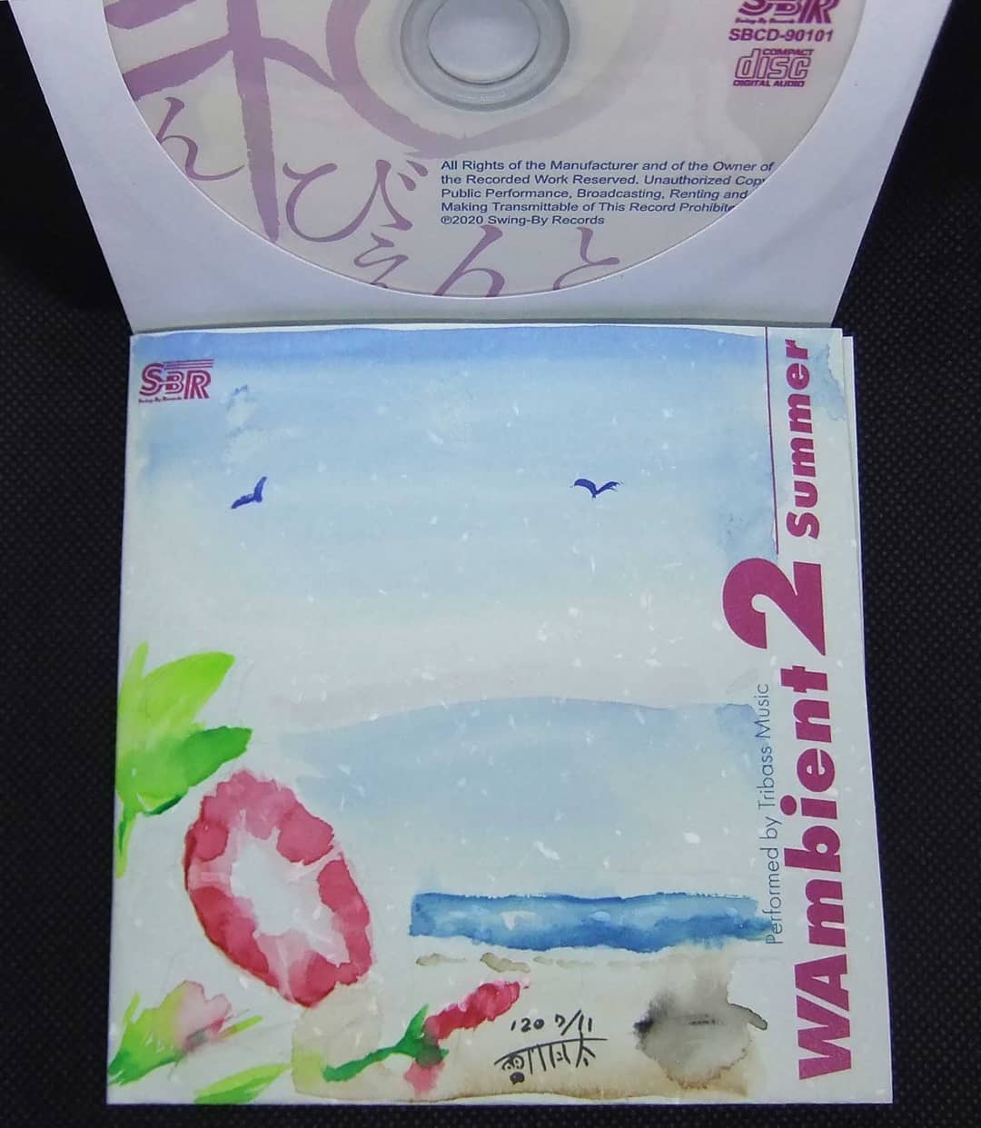 「和んびえんと2 ~夏~」ジャケットイラストギャラリー個別のリクエストが無い場合は夏をイメージしたイラストです。1枚ごとに試行錯誤、いい塗り方を模索して描いています。(雷門風太)https://otakuswingby.base.ec/items/29931150#オタクバー