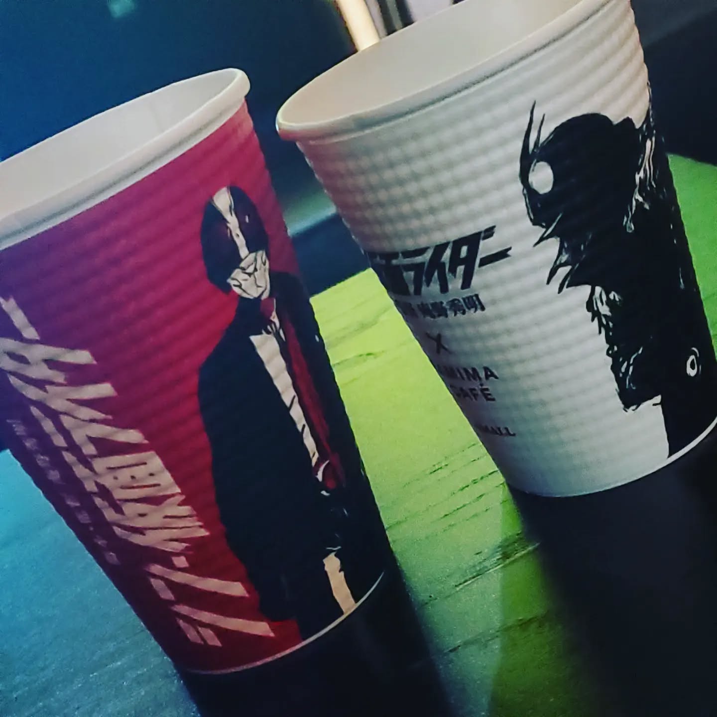 シン・仮面ライダー、ご覧になったお客様が多いですね店長はまだ観てません本日も皆様のお越しをお待ちしております!#オタクバー #町田 #杏東ぢーな #雷門風太 #日曜営業 #U25割 #はじめての女性は1杯無料