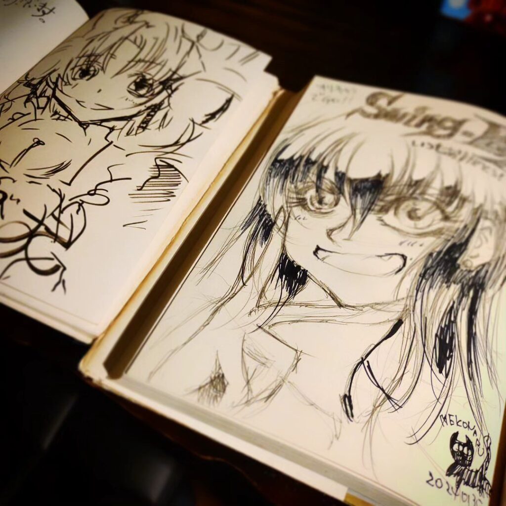 【 【 過 去 記 事 】 】 常連さんご新規さんが描きこめる🖊自由帳あります! https://is.gd/CVQbd1 #オタクバー #自由帖 #自由帳