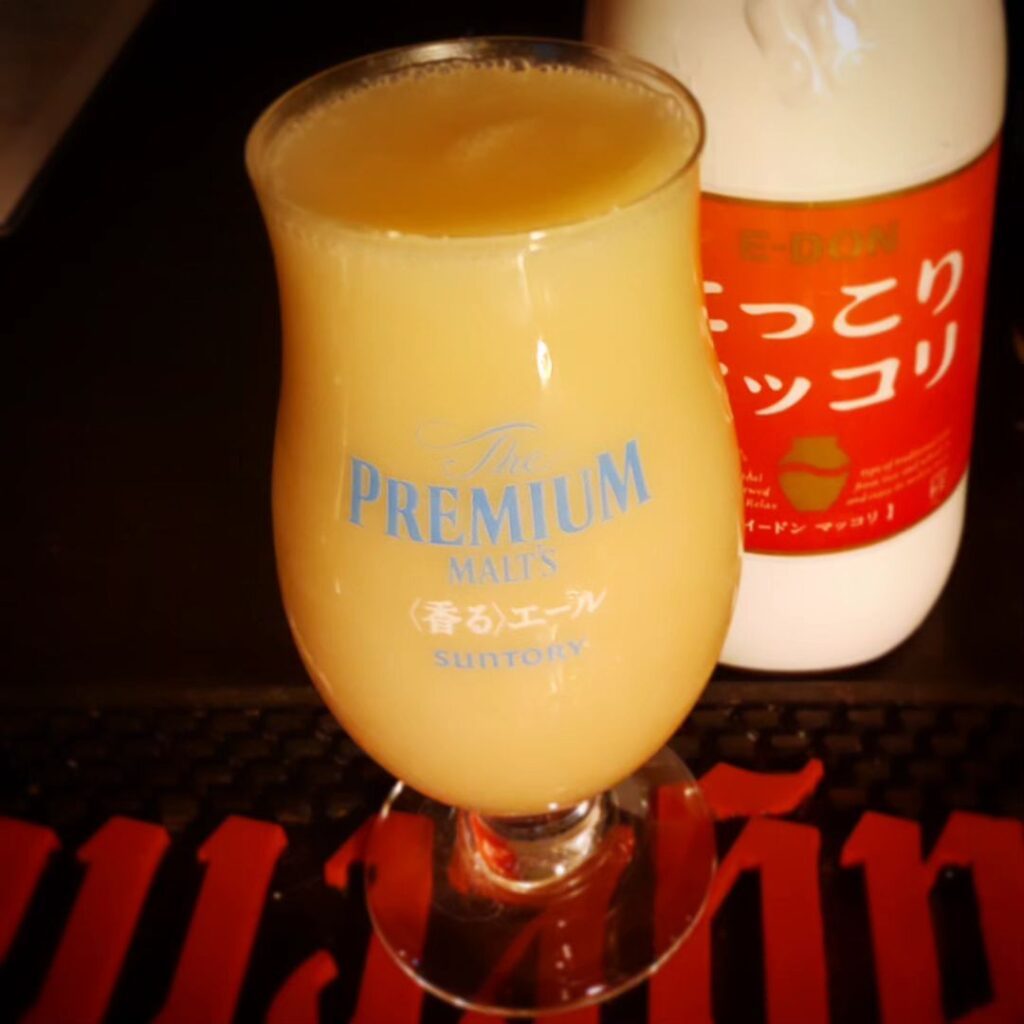 【 【 過 去 記 事 】 】 【ドリンク紹介】マッコリビール https://is.gd/MzZOBX #オタクバー #お酒紹介 #カクテル紹介 #ドリンク紹介 #マッコリ #マッコリビール