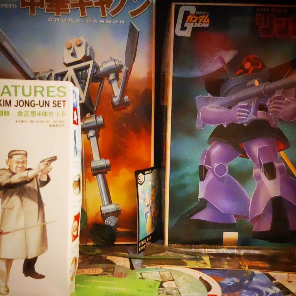 【 【 過 去 記 事 】 】 懐かしのプラモデルも多数置いてあります🪀 https://is.gd/60uzY3 #オタクバー #ガンプラ #ドム #プラモデル #中華キャノン #機動戦士ガンダム