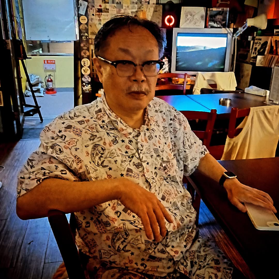 開店前に竹熊健太郎氏と秘密会議!