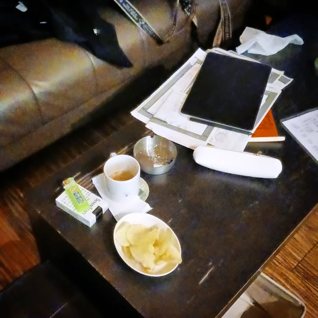 開店から常連さま作業✒