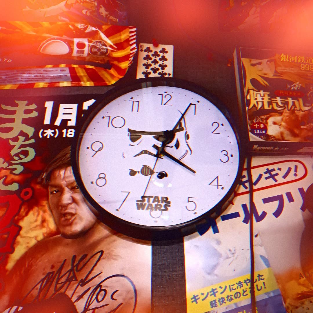 ★昨日のPickUp★への字マスク兵士時計🕰️新設！