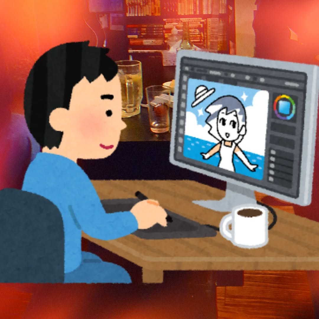 ★昨日のPickUp★お客さまから聞いたお話、「韓国の絵師さんは、露出の多いイラスト描いてるのが国にバレると垢バンされるんで、日本人を装って投稿してるそうです」……国にバレると垢バン!? どの国でもクリエイターの悩みは尽きませんねぇ#オタクバー #垢バン #日本人のふりをする